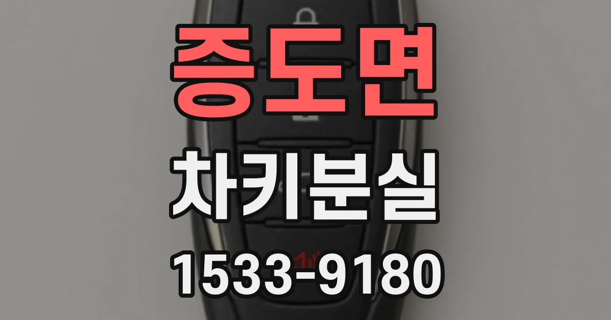 증도면 차키분실