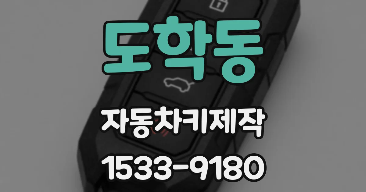 도학동 자동차키제작