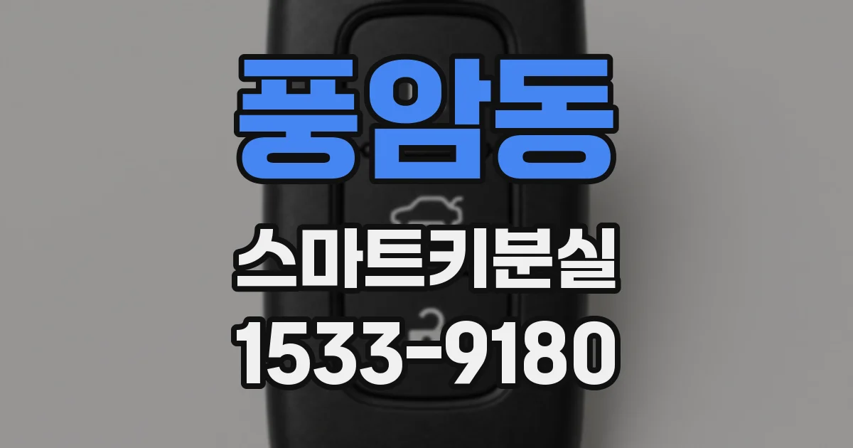풍암동 스마트키분실