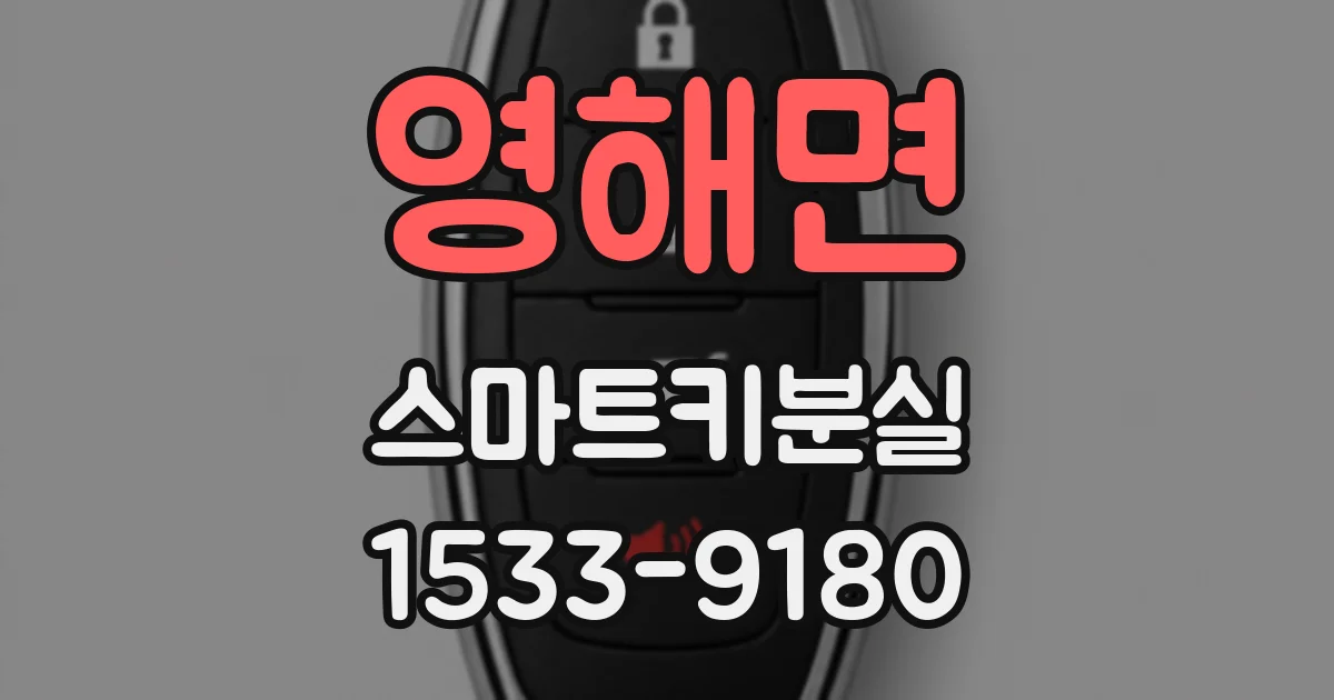 영해면 스마트키분실