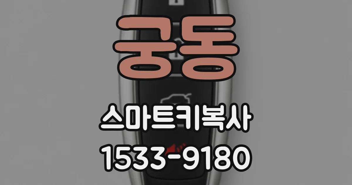 궁동 스마트키복사