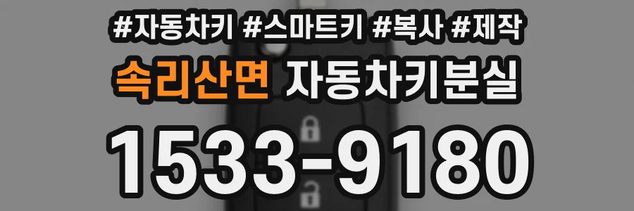 속리산면 자동차키분실
