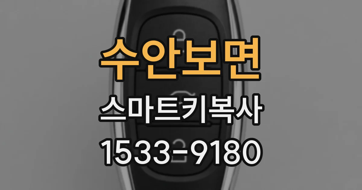 수안보면 스마트키복사