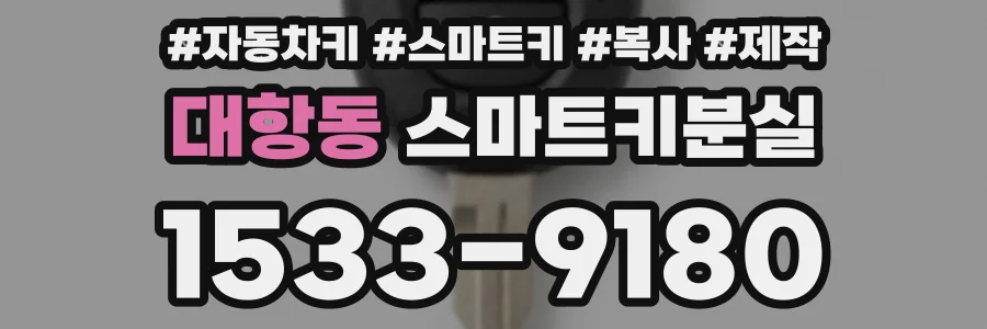 대항동 스마트키분실