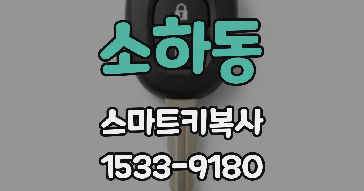소하동 스마트키복사