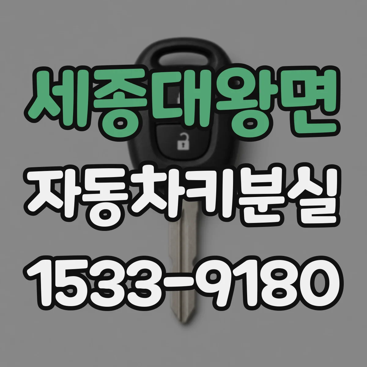 세종대왕면 자동차키분실