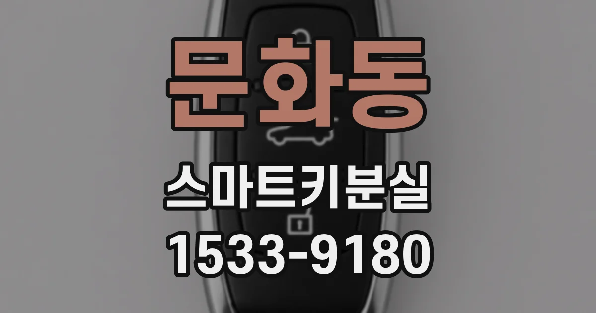 문화동 스마트키분실