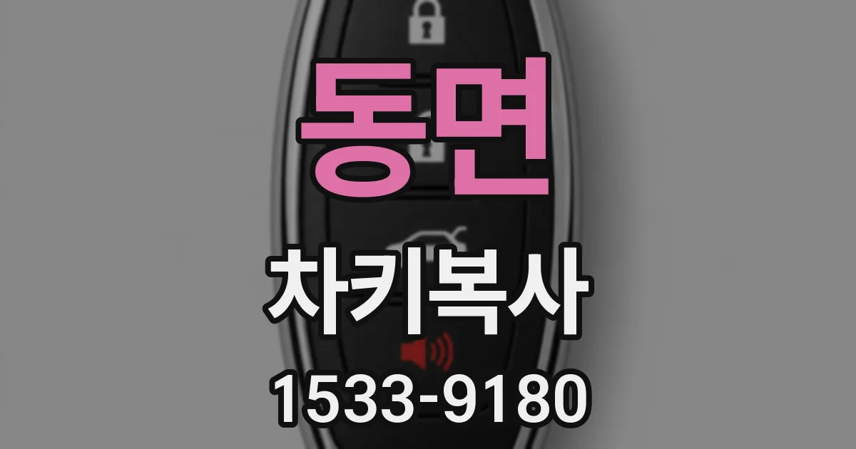 동면 차키복사