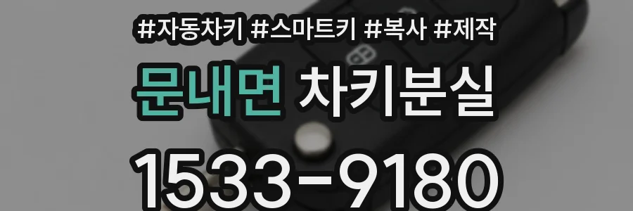 문내면 차키분실
