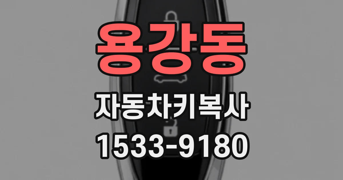용강동 자동차키복사