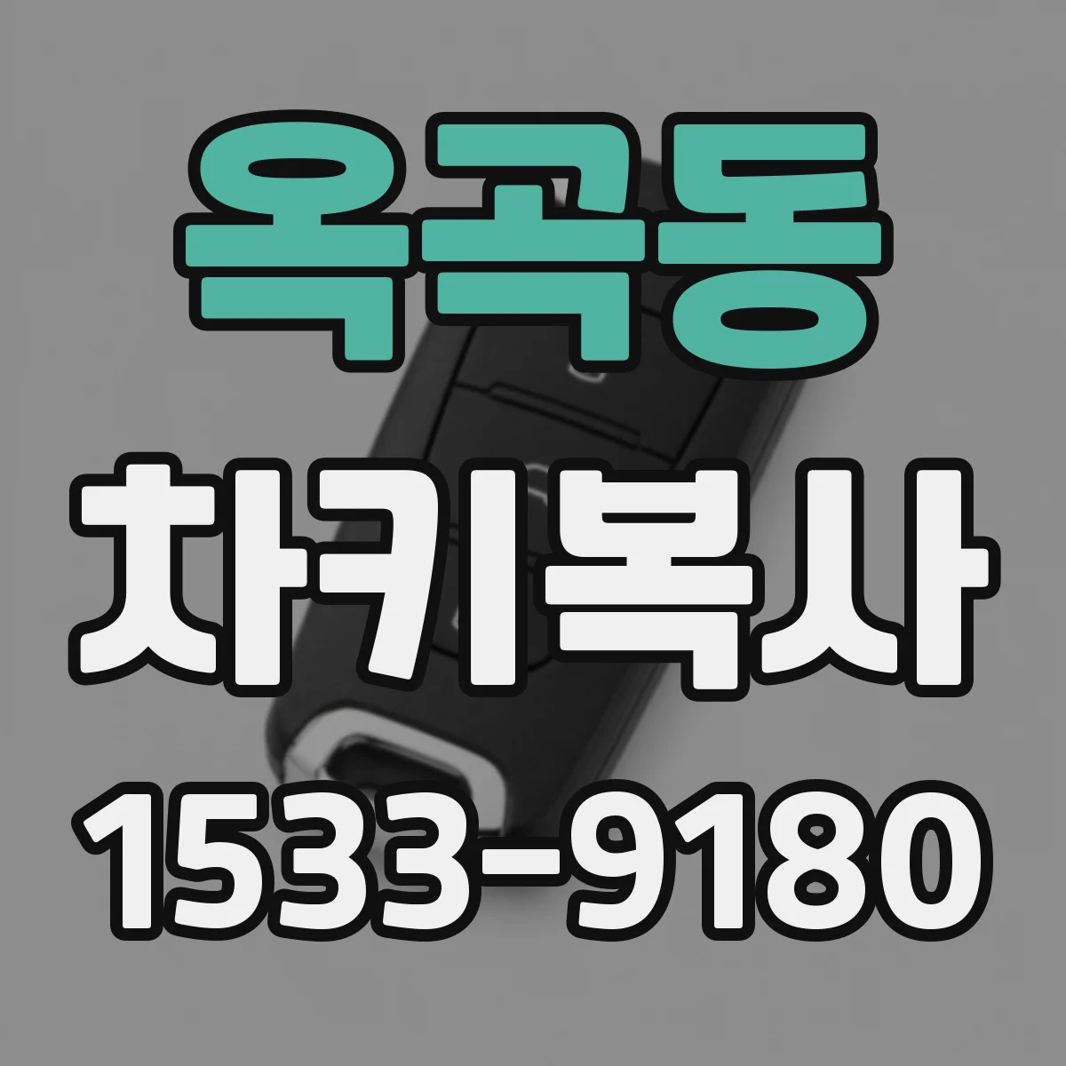 옥곡동 차키복사