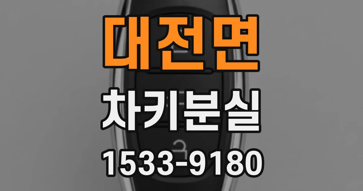 대전면 차키분실