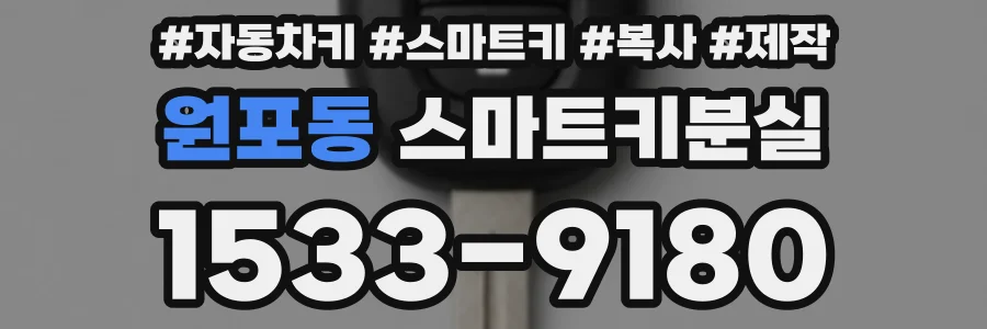 원포동 스마트키분실