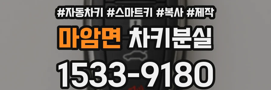 마암면 차키분실