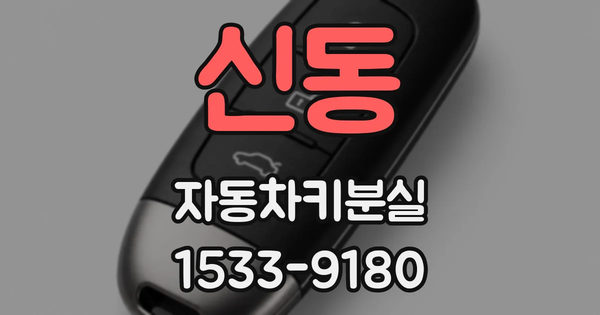 신동 자동차키분실