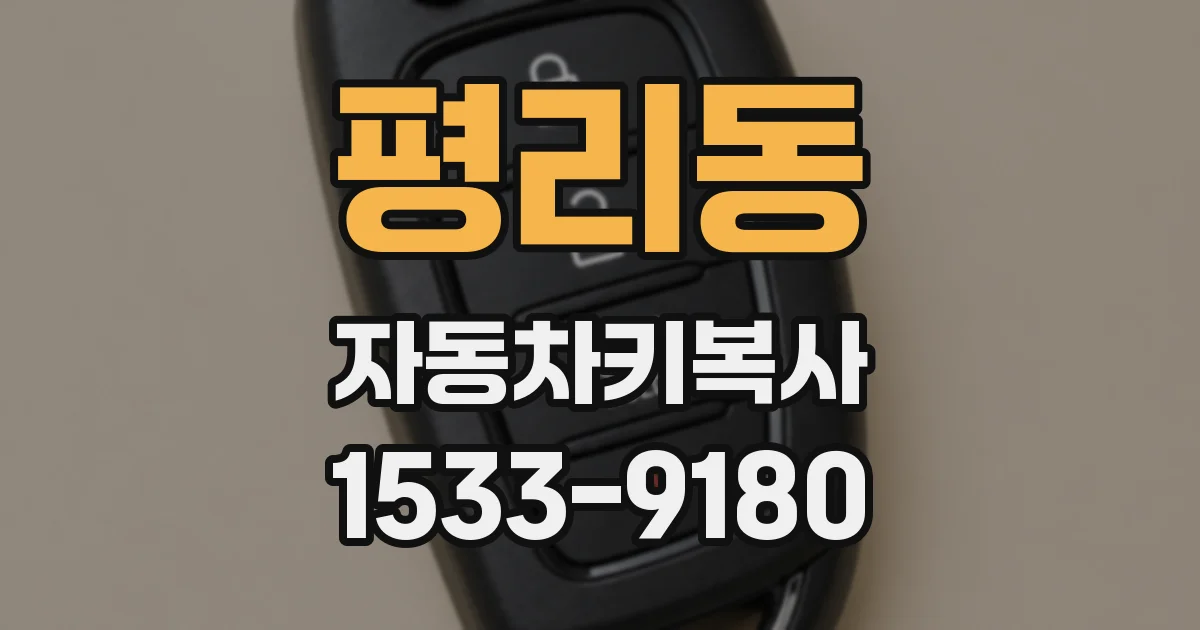 평리동 자동차키복사