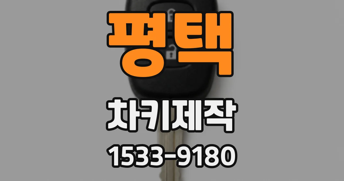 평택 차키제작