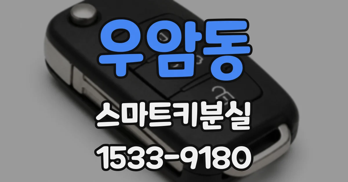 우암동 스마트키분실