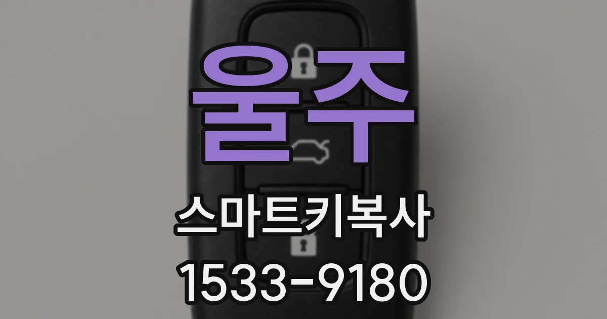 울주 스마트키복사