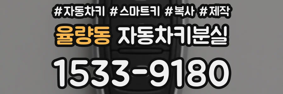 율량동 자동차키분실