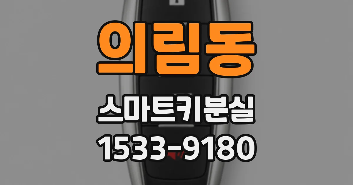 의림동 스마트키분실