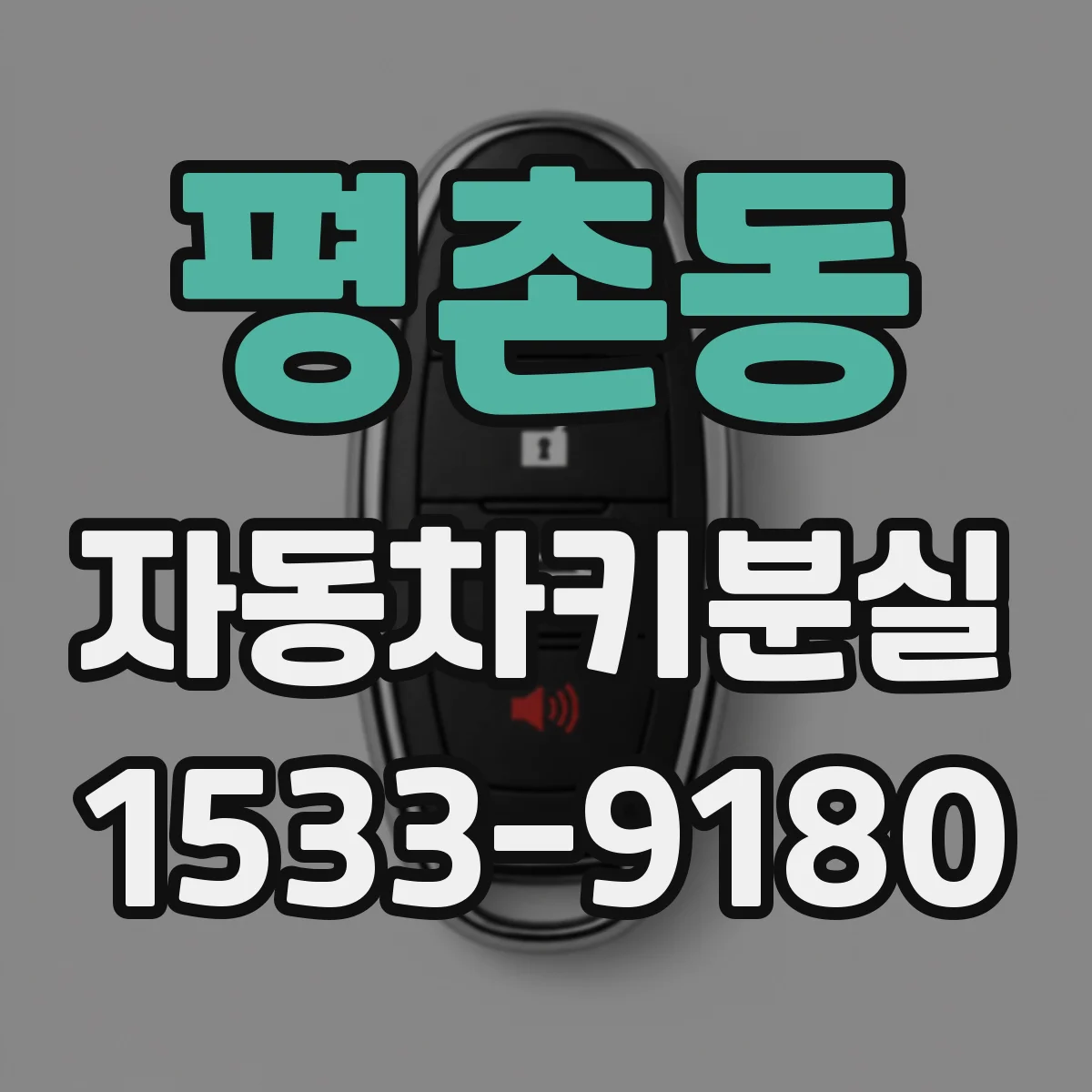 평촌동 자동차키분실