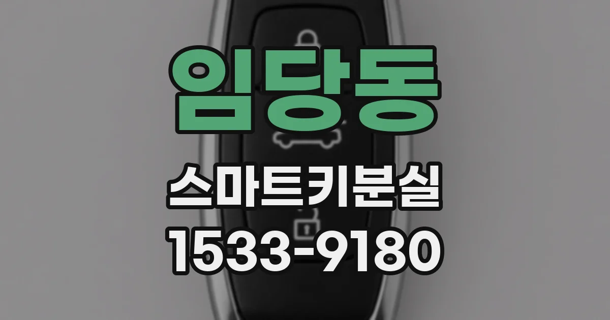 임당동 스마트키분실