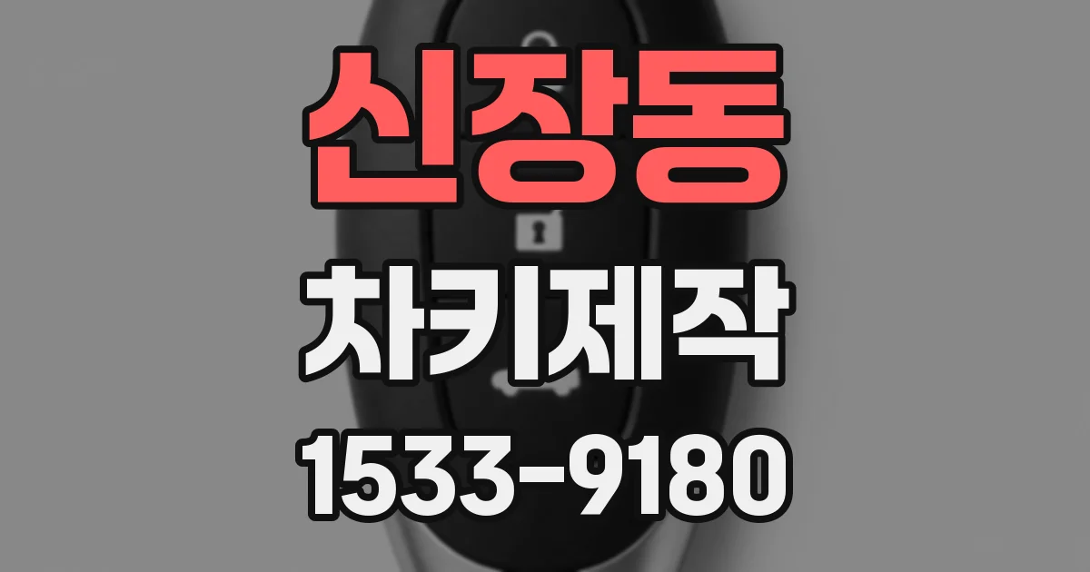 신장동 차키제작