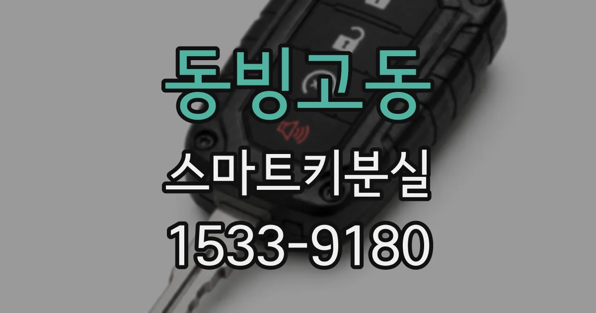 동빙고동 스마트키분실
