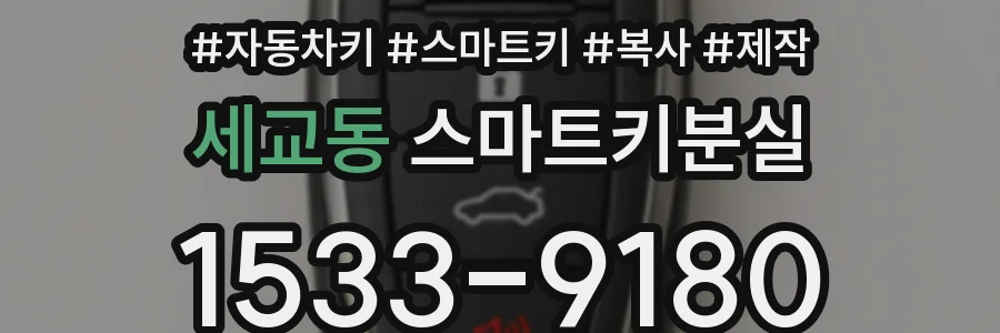 세교동 스마트키분실