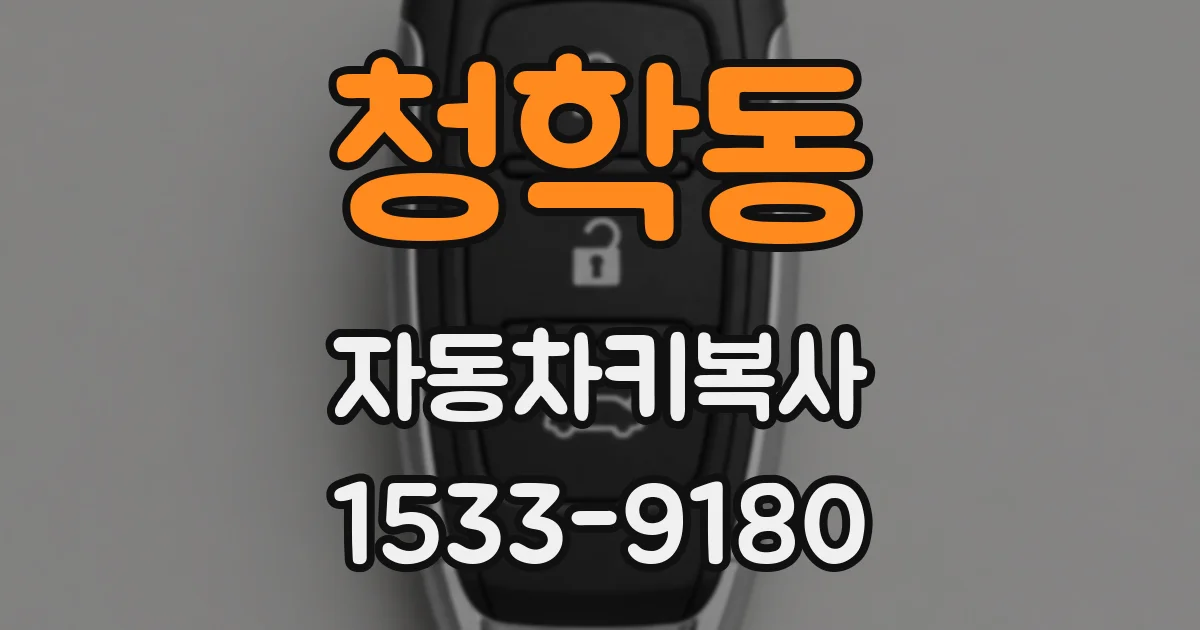 청학동 자동차키복사