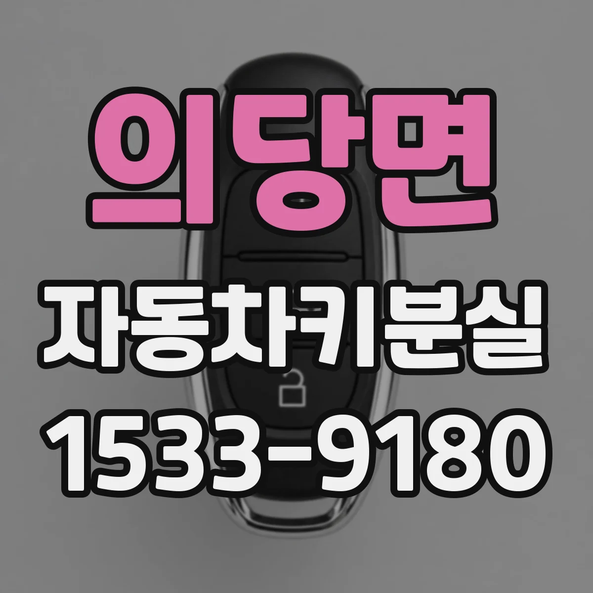 의당면 자동차키분실