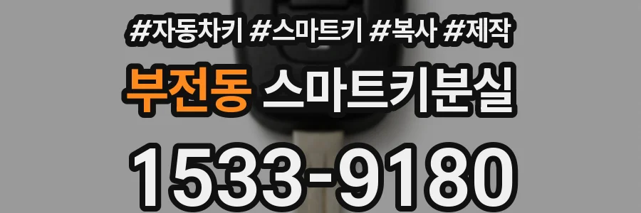 부전동 스마트키분실