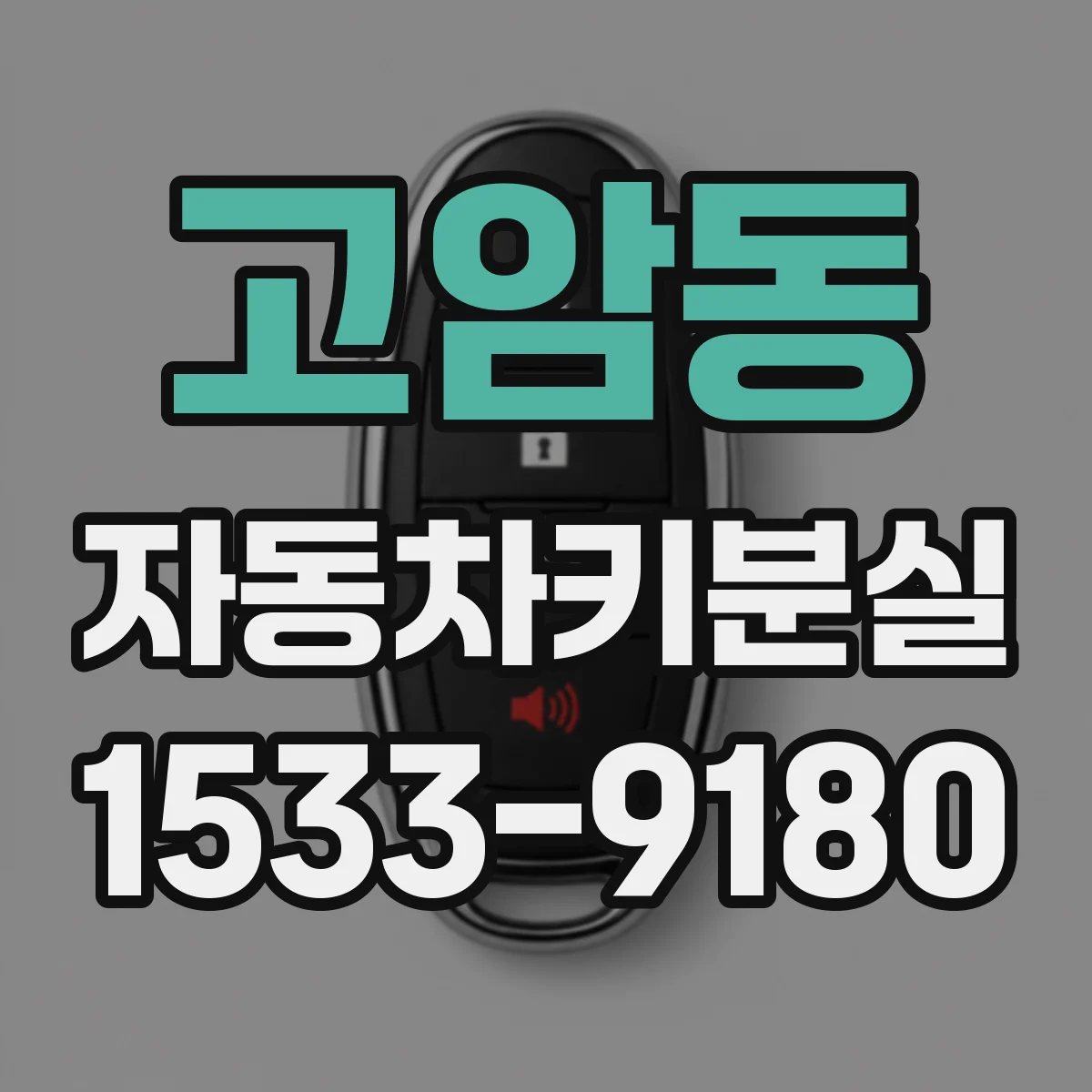 고암동 자동차키분실