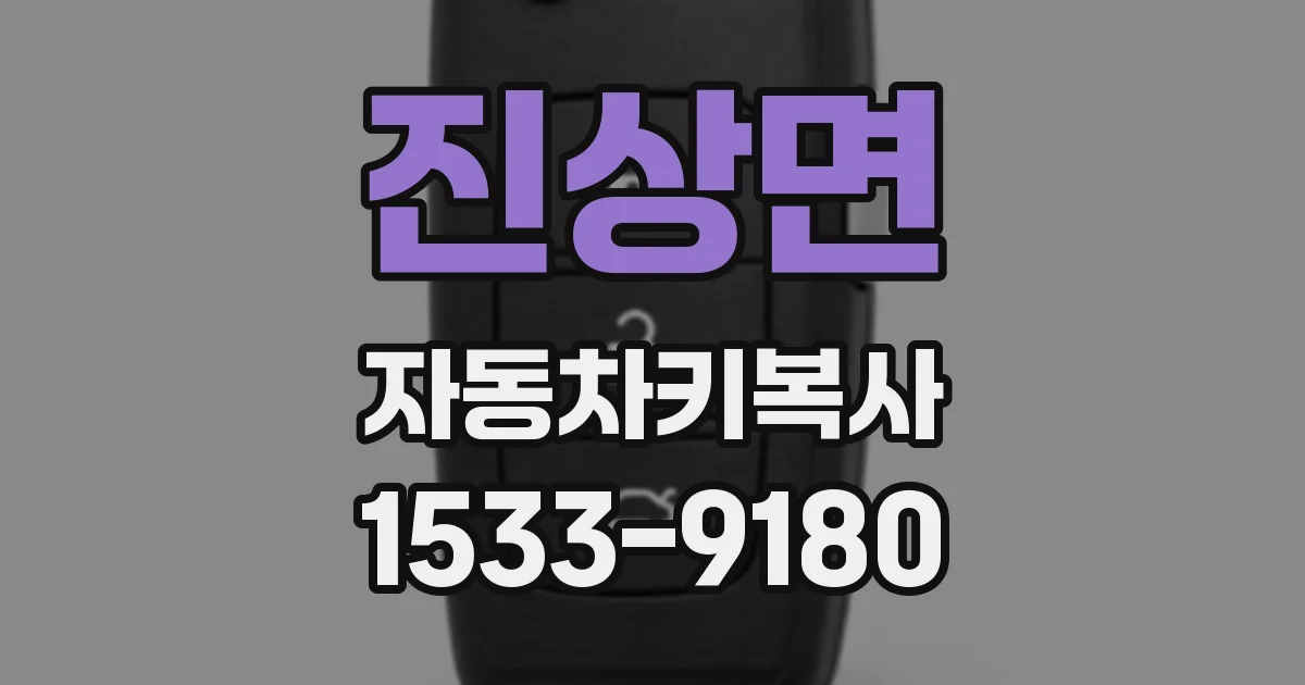 진상면 자동차키복사
