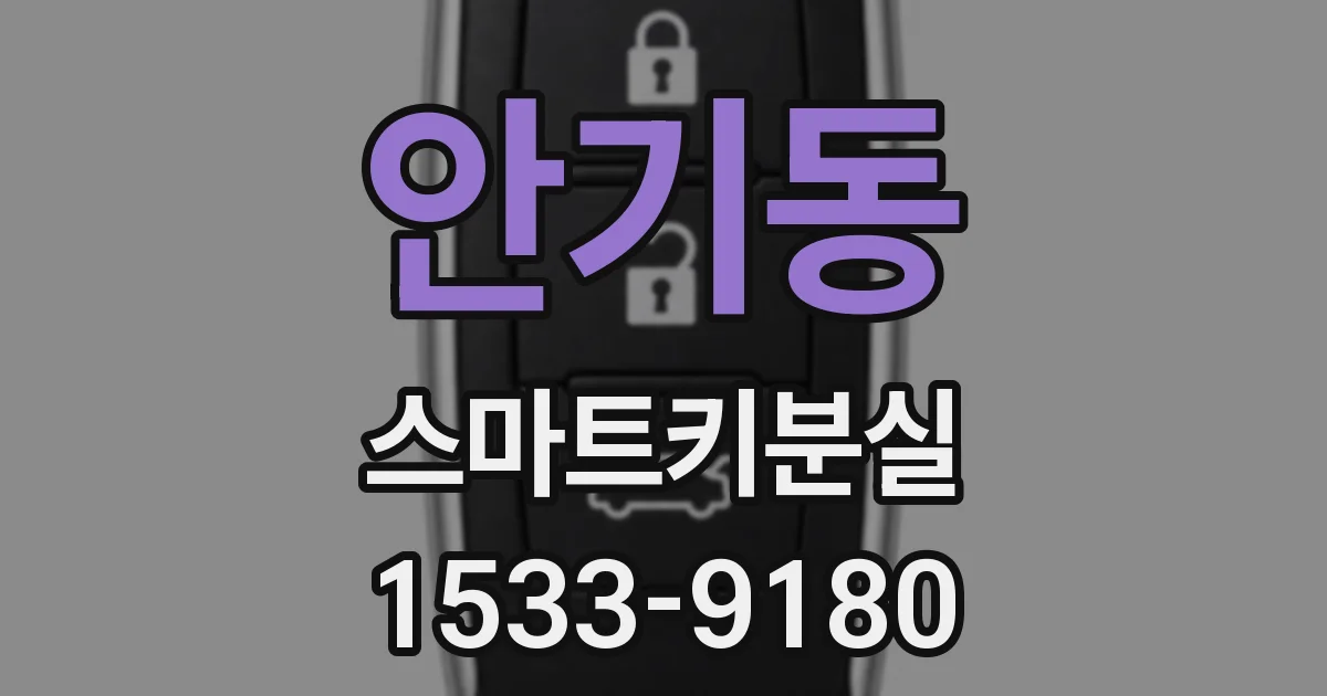 안기동 스마트키분실