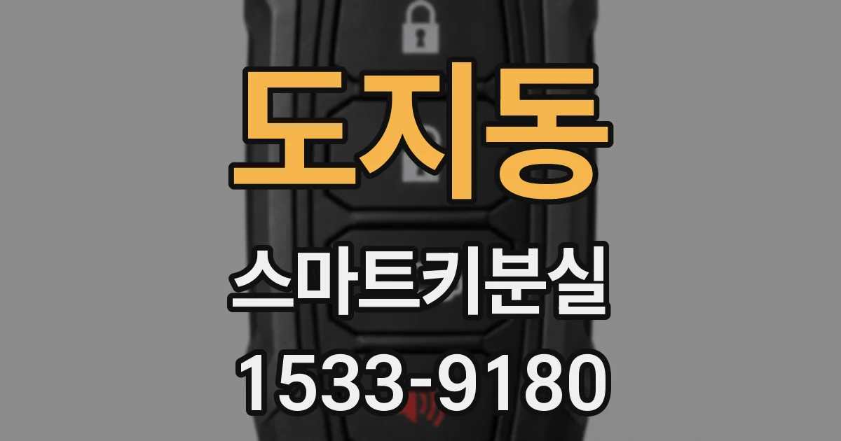 도지동 스마트키분실
