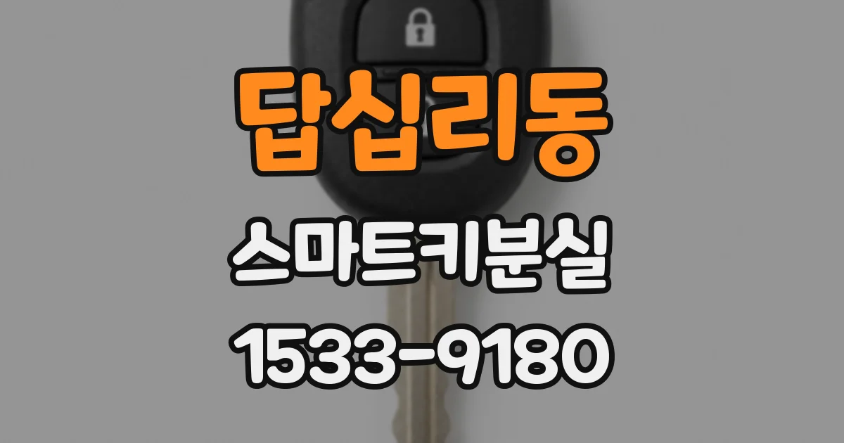 답십리동 스마트키분실