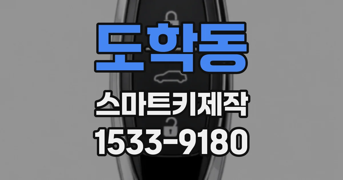 도학동 스마트키제작