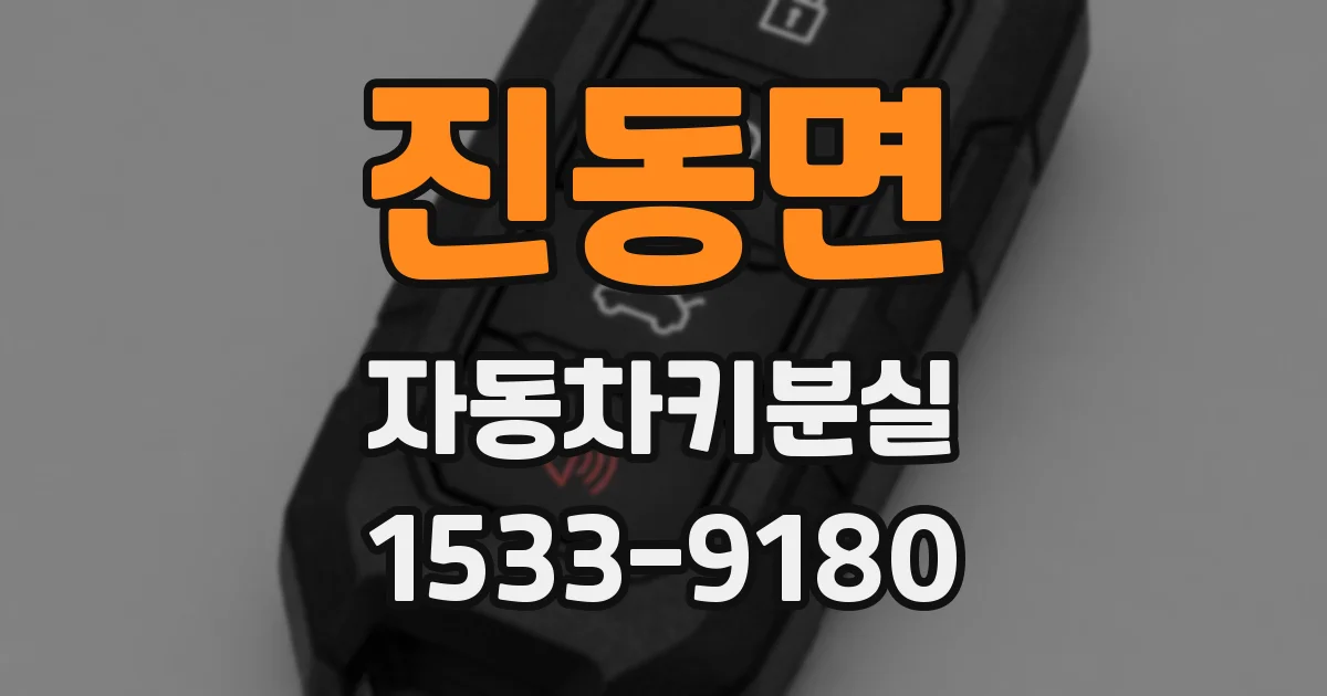 진동면 자동차키분실
