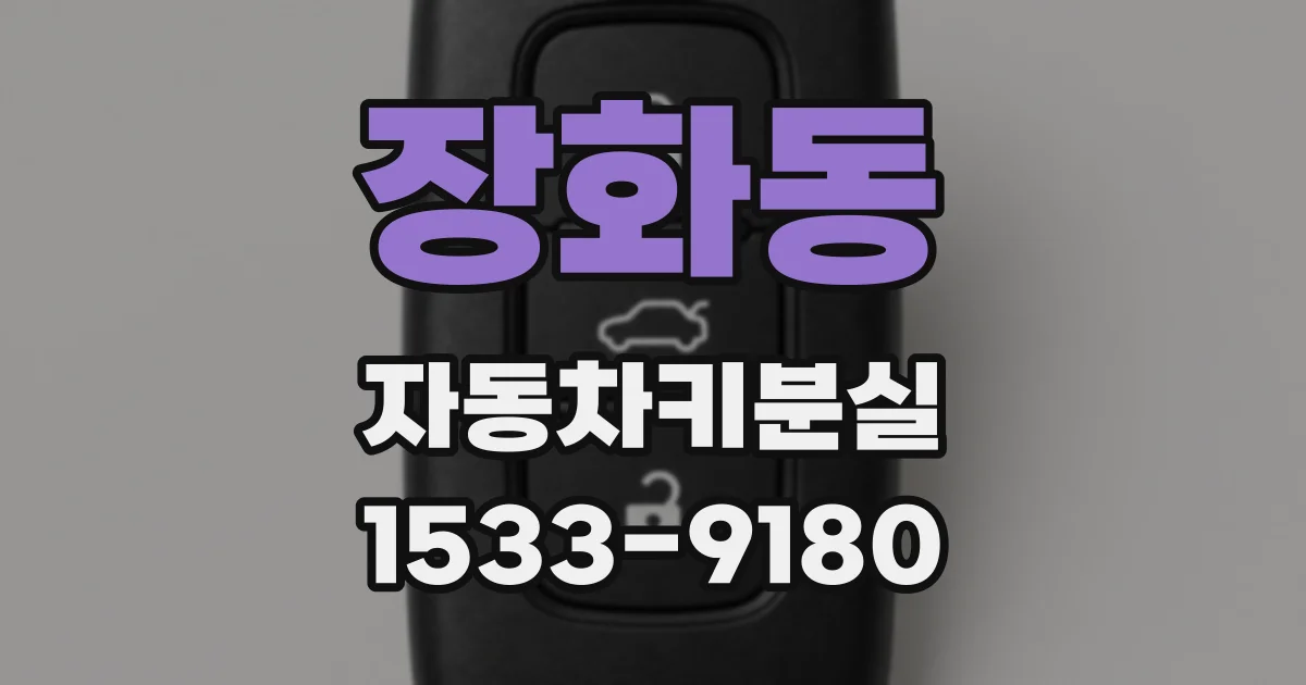 장화동 자동차키분실