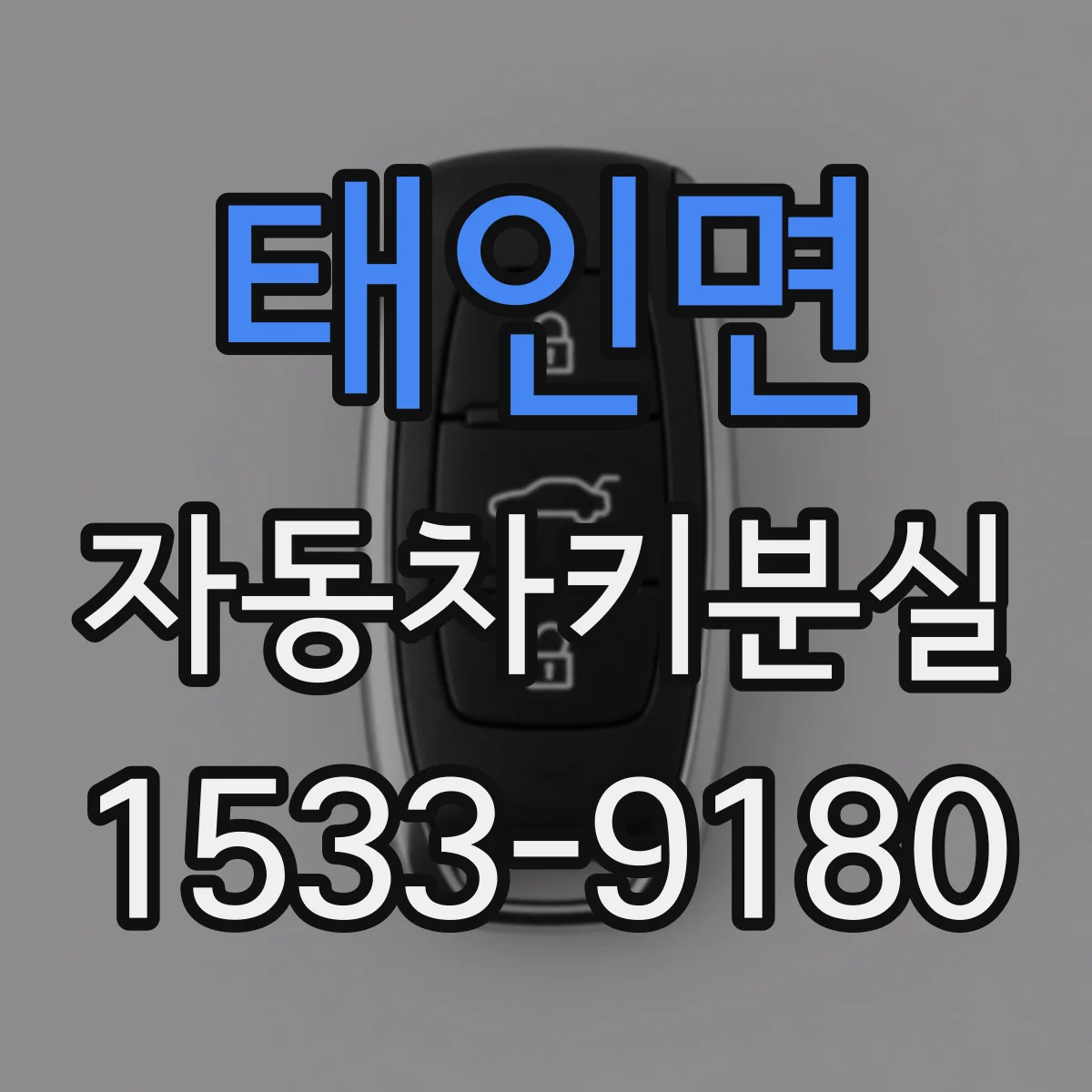 태인면 자동차키분실