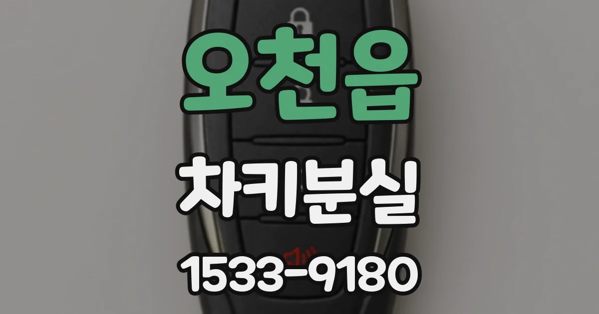 오천읍 차키분실