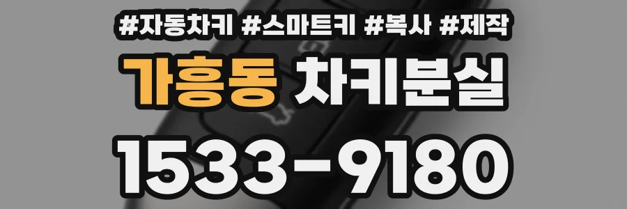 가흥동 차키분실
