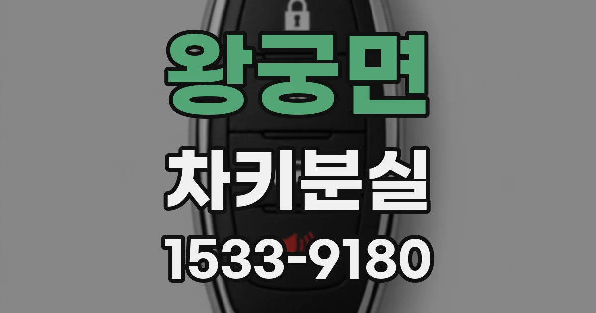 왕궁면 차키분실
