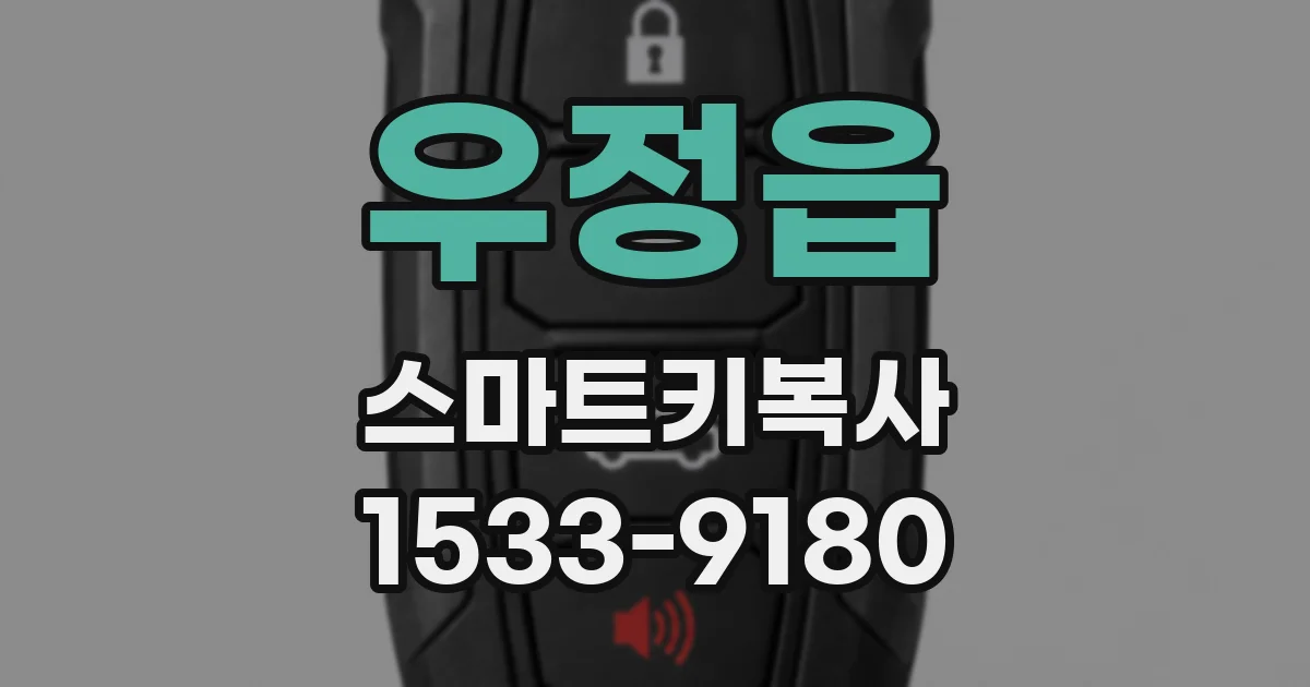 우정읍 스마트키복사