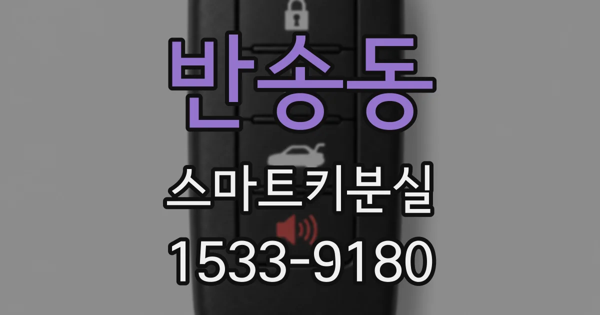 반송동 스마트키분실