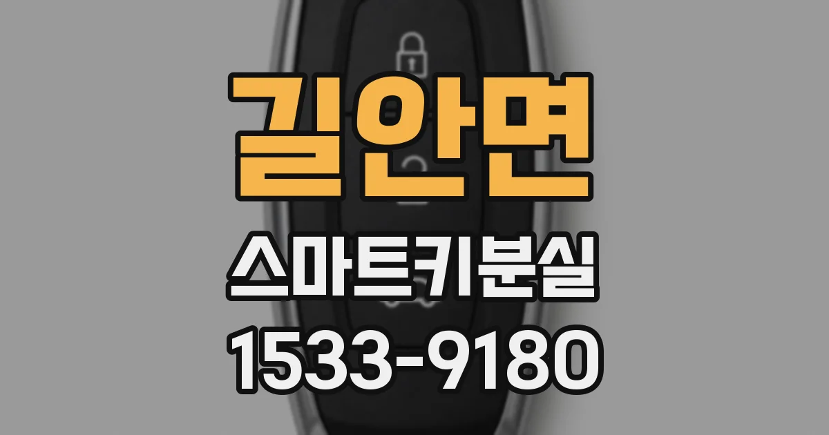 길안면 스마트키분실