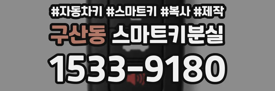 구산동 스마트키분실