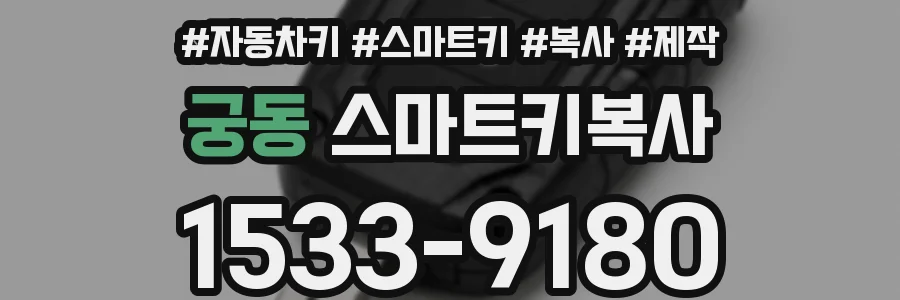 궁동 스마트키복사